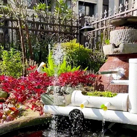 Solar-Powered Bird Fountain Kit