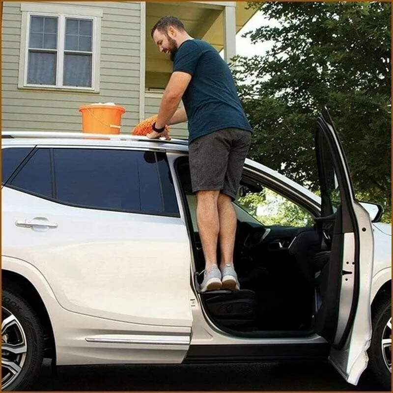 Multifunction Foldable Car Rack Step demonstrating utility and convenience